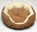 Luxury Pet Bed for Dog or Cat - Exclusive Suede/ Sheepskin Design