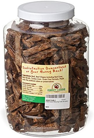 Perfect Canine Beefy Dog Treats. The Finest No Preservative - Slow Baked Treat For Your Beloved Canine Companion!
