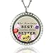 Unique for Grandma Gifts, Perfect Gift for Mom Birthstone Necklace, Floating Charm Locket for Mom Gifts