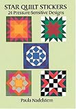 Star Quilt Stickers: 24 Pressure-Sensitive Designs (Pocket-Size Sticker Collections)