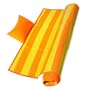Beach/Picnic Mat with Inflatable Pillow, Orange
