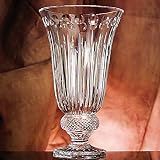 SUTTON PLACE CRYSTAL VASE SUTTON PLACE CRYSTAL FOOTED VASE