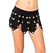 Leg Avenue Women's Warrior Studded Panel Boyshorts