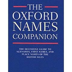 The Oxford Names Companion