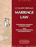 California Marriage Law (California Marriage Law, 13th ed)