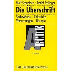 Die �berschrift: Sachzw�nge - Fallstricke - Versuchungen - Rezepte