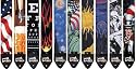 Ralph Marlin Optic Impressions Guitar Straps, American Flag