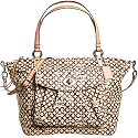 COACH OP ART SIGNATURE CONVERTIBLE LARGE LEAH