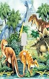 Dinosaur T Rex Invasion Decorative Switchplate Cover