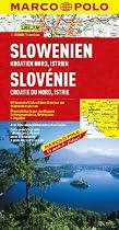 MARCO POLO L&auml;nderkarte Slowenien, Kroatien Nord, Istrien 1 : 300 000