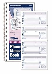TOPS "While You Were Away" Message, Carbonless Duplicate, 2.75 x 5 Inches, 200-Set Book (4002)