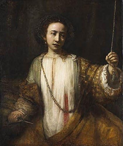 High Quality Fine Art Prints on Canvas - 20 x 24 inch Impressionism Portraits, People - Lucretia - by Rembrandt van Rijn