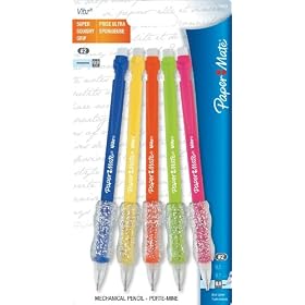 Paper Mate Vibz 0.9mm Mechanical Pencils, 5 Pack(75051)