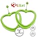 EGG RING (SET OF 2) Heart shaped Egg Accessories - Made of Non Stick Heat Resistant Silicone