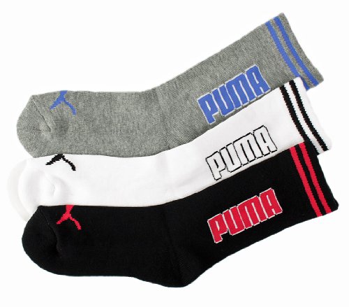 PUMA（プーマ）キッズ トップライン3足組クルーソックス 4296-753