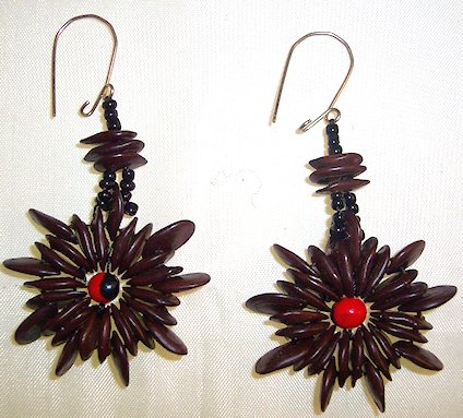 Organic Eco-Friendly Peruvian Dangle Earrings FAIR TRADE CERTIFIED