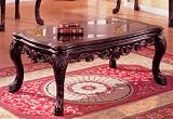 Traditional Coffee Table in Cherry Finish By Coaster Furniture