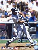 Bo Jackson Autographed Gray Jersey Swinging 8 x 10 Photograph (Unframed)