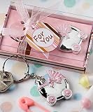 Pink Baby Carriage Design Key Chains, 30