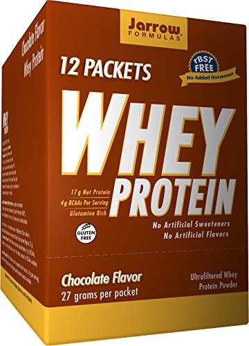 Jarrow Formulas Whey Protein, Supports Muscle Development, Chocolate, 12 Count Jarrow Formulas Whey Protein, Supports Muscle Development, Chocolate, 12 Count