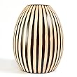 Handmade Lacquered Mango Wood Flower / Bud Vase With Etched Design (Thailand)