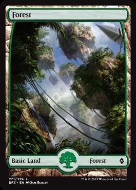 Magic: the Gathering - Forest (271) (271/274) - Battle for Zendikar - Foil
