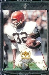 1999 Upper Deck Century Legends # 108 Jim Brown Cleveland Browns Football Card- Mint Condition - Shipped In Protective ScrewDown Case!