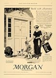 1920 Ad Morgan Woodwork Door Entrance Exterior Design - Original Print Ad