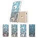 iPhone 6 Case, ESR iPhone 6 /6s Case Hybrid [Shock Absorbing] TPU Bumper +[Scratch Resistant] Hard Back Cover Clear with Design Protective Case for iPhone 6s / 6-Dream Catcher- Ukiyoe Waves