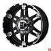 XD Series Spy (Series XD797) Gloss Black Machined - 20 x 9 Inch Wheel