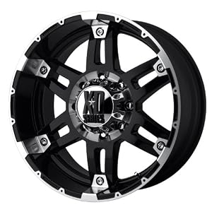 XD Series Spy (Series XD797) Gloss Black Machined - 18 x 8.5 Inch Wheel