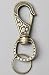 Brixton The Scroll Keychain in Antique Bronze,Accessories for Men