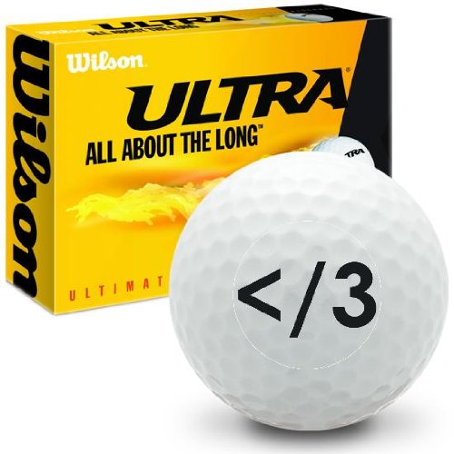 Western Broken Heart - Wilson Ultra Ultimate Distance Golf Balls