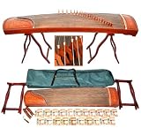 Produkt-Bild: Guzheng chinesische Zither Zheng Zupfinstrument Koto Zita 21 Saiten + Tasche