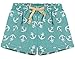 QZUnique Women's Casual Elastic Waist Beach Shorts