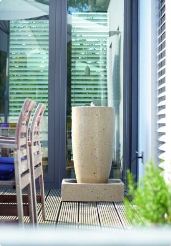 Emsa 8512017197 Brunnen Santana 46 x 46 x 80 cm, sandstone