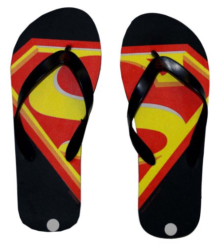 Superman Logo DC Comics Superhero Flip Flops Sandals
