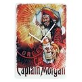 Captain Morgan Glass Clock