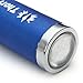 ThorFire LED Keychain Flashlight Mini Pocket EDC Light Torch Tail Click Switch Zoom Adjustable Focus Battery Included, Blue KL01