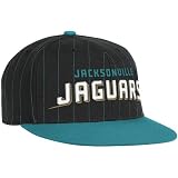 NFL Men's Jacksonville Jaguars End Zone Flat Visor Flex Hat - Tw84Z (Black, Large/X-Large)