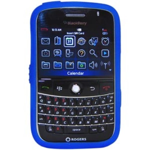 Amzer Silicone Jelly Case for BlackBerry Bold 9000 (Blue)