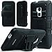 i-Blason for HTC One MAX (5.9 Inch Display) Prime Series Dual Layer Armored Hybrid Case with Kick Stand (HTC One Max, Black)
