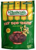 Nathans Famous Hot Dog Treats, All Beef, 4-Ounce Ziplock Bags (Pack of 4)