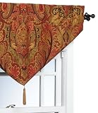 Veratex Vienna 40-by-24-Inch Ascot Window Valance