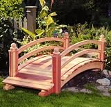 10' Garden Bridge - Four Post Multi-Rail