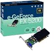 EVGA e-GeForce FX5200 AGP Video Card - 128MB Light Version 128-A8-N303-L2