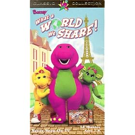 Barney: What a World We Share by Nwamiko Madden, Kyle Switzer, Laurence Leboeuf, Tim Post, and Amanda Crew