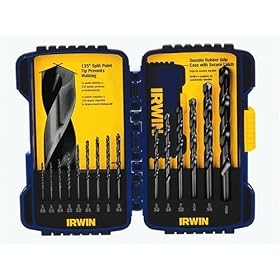 Irwin 314015 15 Piece 1 16-Inch to 3 8-Inch Black Oxide Twist Drill Bit Assortment by Irwin
