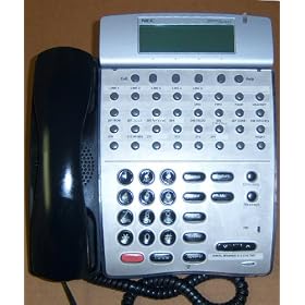 DTH-16D(BL)-2 (BK) TEL NEC Elite IPK 16 Button BACK-LIT Display Phone Part# 780584 by 