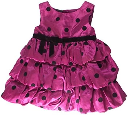 Holiday Editions Infant & Toddler Girl's Sleeveless Tiered Bubble Party Dress (6-9 Months)